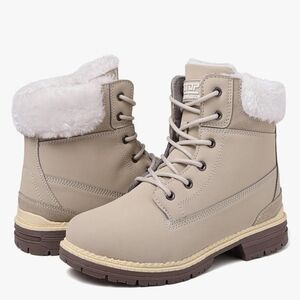 Cozy Beige Winter Boots for Women